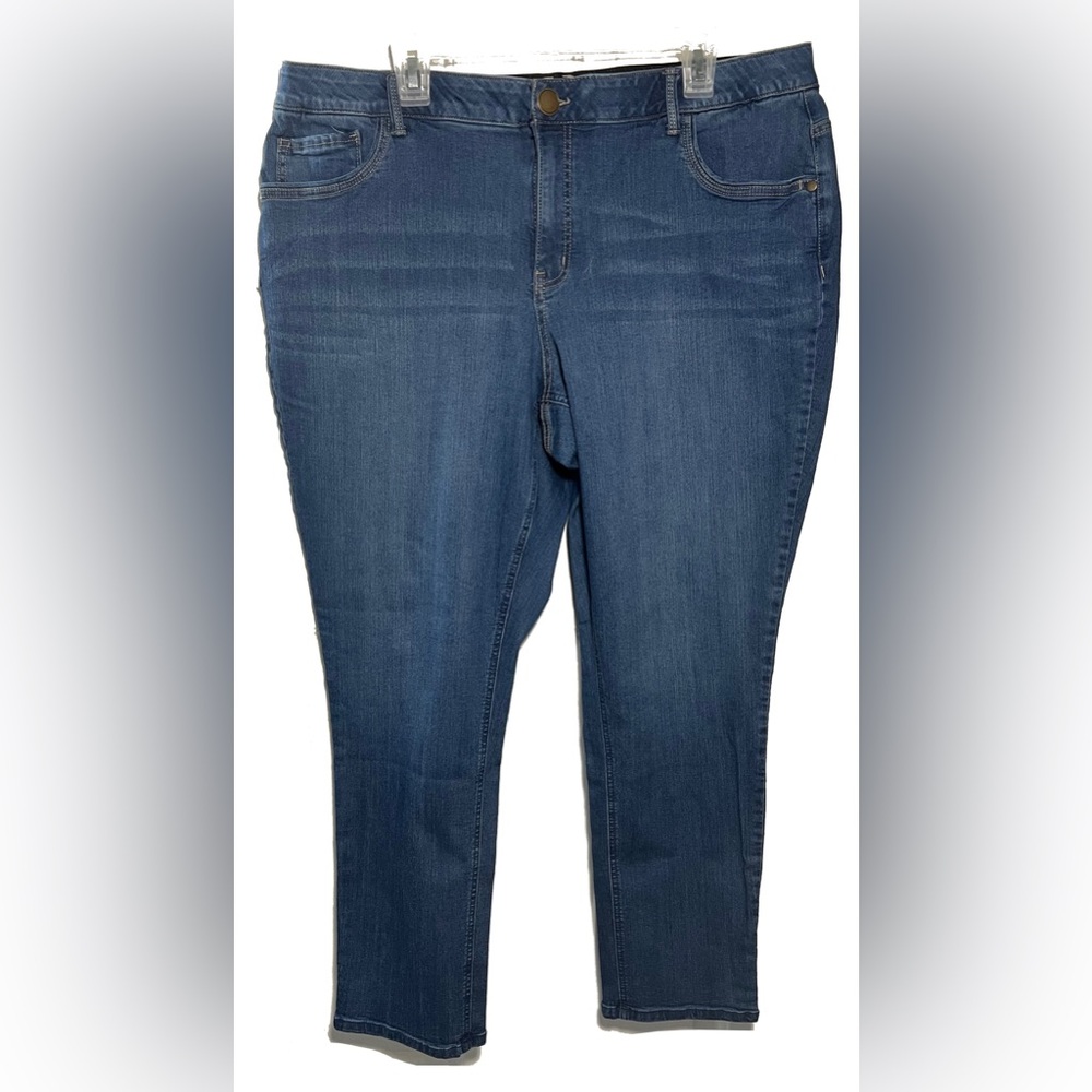 Christopher And Banks Signature Slimming Women's Stretch Jeans Size 22